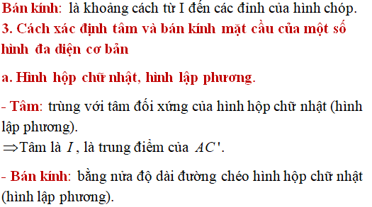 Mặt cầu ngoại tiếp hình chóp có các điểm cùng nhìn một đoạn dưới một góc vuông - Toán lớp 12