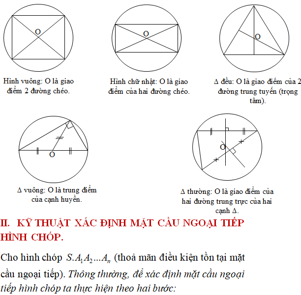 Mặt cầu ngoại tiếp hình chóp có các điểm cùng nhìn một đoạn dưới một góc vuông - Toán lớp 12