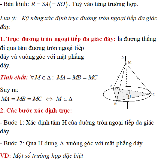 Mặt cầu ngoại tiếp hình chóp có các điểm cùng nhìn một đoạn dưới một góc vuông - Toán lớp 12