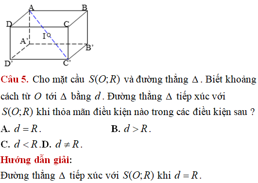 Mặt cầu ngoại tiếp hình chóp có các điểm cùng nhìn một đoạn dưới một góc vuông - Toán lớp 12