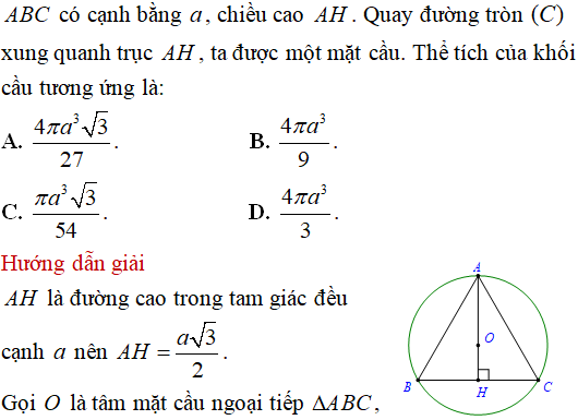 Mặt cầu ngoại tiếp hình chóp có các điểm cùng nhìn một đoạn dưới một góc vuông - Toán lớp 12