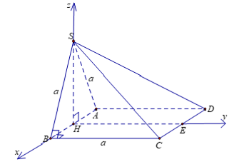 Phương pháp tính khoảng cách trong khối chóp có mặt bên vuông góc với mặt đáy - Toán lớp 12