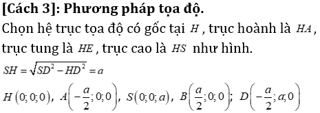 Phương pháp tính khoảng cách trong khối chóp có mặt bên vuông góc với mặt đáy - Toán lớp 12