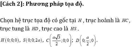 Phương pháp tính khoảng cách trong khối chóp có mặt bên vuông góc với mặt đáy