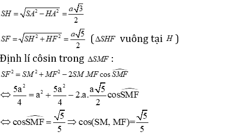 Phương pháp tính khoảng cách trong khối chóp có mặt bên vuông góc với mặt đáy