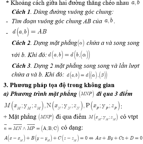 Phương pháp tính khoảng cách trong khối chóp đều có lời giải - Toán lớp 12