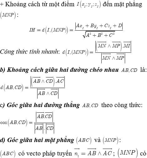 Phương pháp tính khoảng cách trong khối chóp đều có lời giải - Toán lớp 12