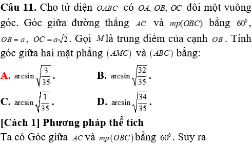 Phương pháp tính khoảng cách trong khối chóp đều có lời giải - Toán lớp 12