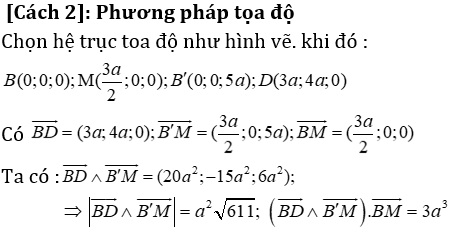 Phương pháp tính khoảng cách trong lăng trụ đứng có lời giải - Toán lớp 12