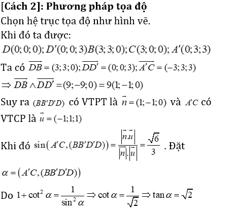 Phương pháp tính khoảng cách trong lăng trụ đứng có lời giải - Toán lớp 12