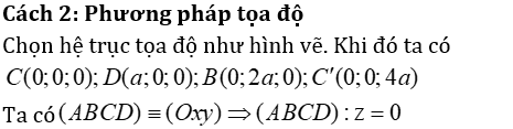 Phương pháp tính khoảng cách trong lăng trụ đứng có lời giải
