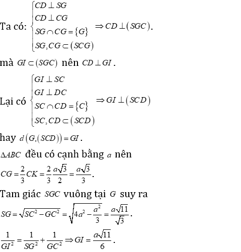 Phương pháp tính khoảng cách trong lăng trụ xiên có lời giải - Toán lớp 12