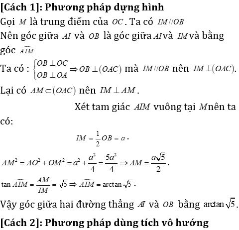 Phương pháp tính khoảng cách trong lăng trụ xiên có lời giải - Toán lớp 12