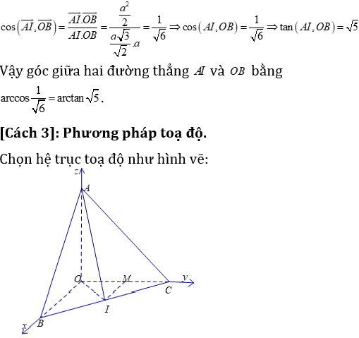 Phương pháp tính khoảng cách trong lăng trụ xiên có lời giải - Toán lớp 12