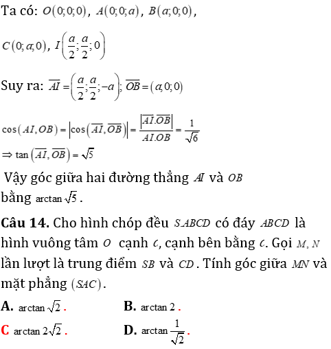 Phương pháp tính khoảng cách trong lăng trụ xiên có lời giải - Toán lớp 12