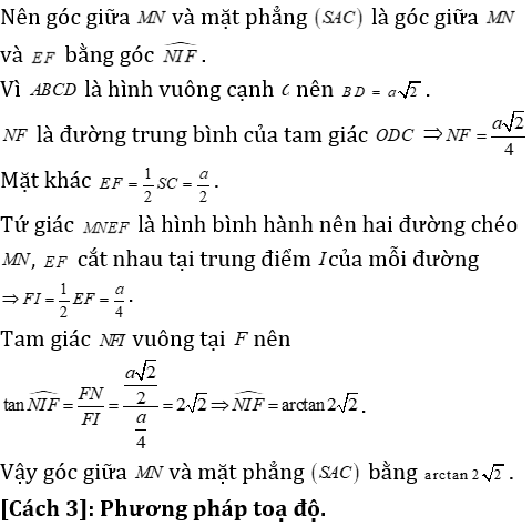 Phương pháp tính khoảng cách trong lăng trụ xiên có lời giải - Toán lớp 12