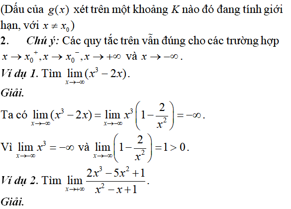 Tiệm cận của đồ thị hàm số: kỹ năng làm bài, kỹ năng sử dụng máy tính - Toán lớp 12