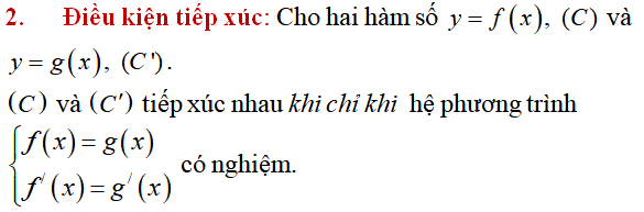 Tiếp tuyến của đồ thị hàm số: lý thuyết, các dạng bài - Toán lớp 12