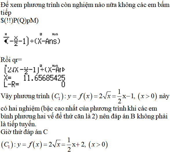 Tiếp tuyến của đồ thị hàm số: lý thuyết, các dạng bài - Toán lớp 12