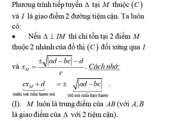 Tiếp tuyến của đồ thị hàm số: lý thuyết, các dạng bài - Toán lớp 12