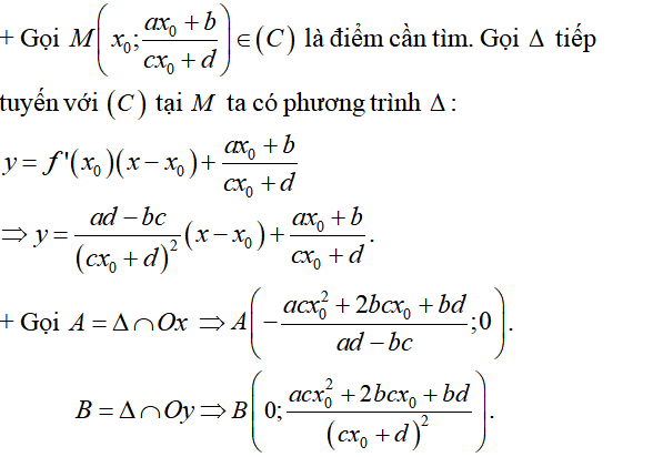 Tiếp tuyến của đồ thị hàm số: lý thuyết, các dạng bài - Toán lớp 12