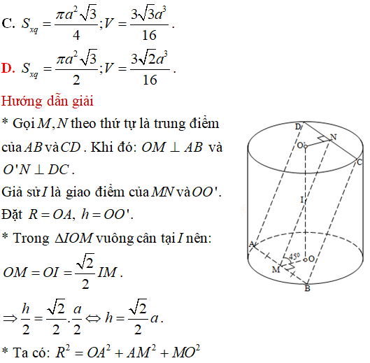 Tìm tâm bán kính mặt cầu ngoại tiếp hình chóp có các cạnh bên bằng nhau - Toán lớp 12