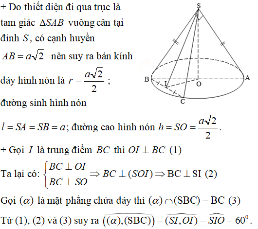 Tìm tâm bán kính mặt cầu ngoại tiếp hình chóp có các cạnh bên bằng nhau - Toán lớp 12