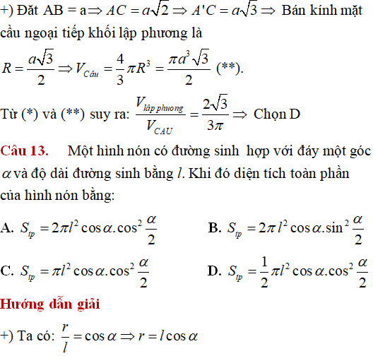 Tìm tâm bán kính mặt cầu ngoại tiếp hình chóp có mặt bên vuông góc với đáy - Toán lớp 12