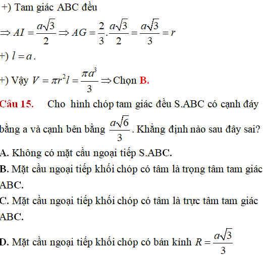 Tìm tâm bán kính mặt cầu ngoại tiếp hình chóp có mặt bên vuông góc với đáy - Toán lớp 12