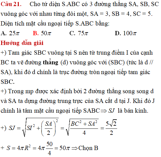 Tìm tâm bán kính mặt cầu ngoại tiếp hình chóp có mặt bên vuông góc với đáy - Toán lớp 12