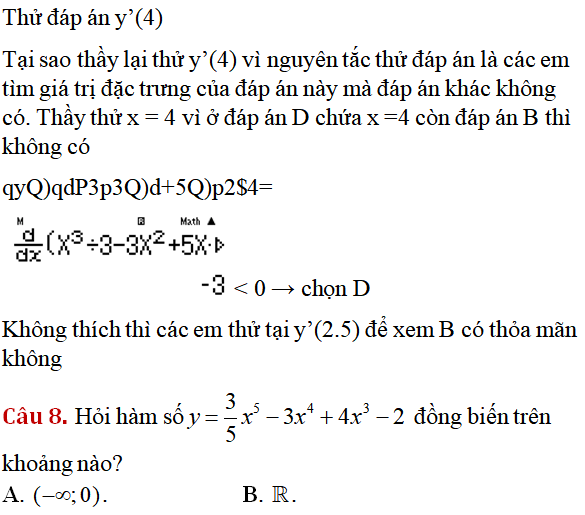 Tính đơn điệu của hàm số - Toán lớp 12