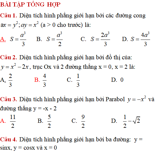 Ứng dụng của tích phân: Tính thể tích vật tròn xoay giới hạn bởi các đường (nâng cao) - Toán lớp 12