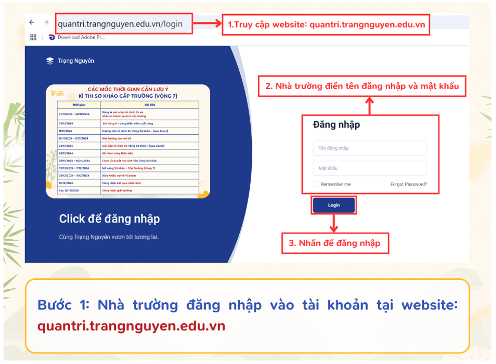 Cách xếp giải Trạng Nguyên Tiếng Việt cấp trường 2025-2026