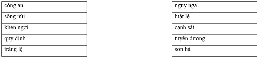 Câu hỏi ôn thi Trạng Nguyên Tiếng Việt lớp 4 Chủ điểm 9: Từ cùng nghĩa, từ trái nghĩa (có đáp án)