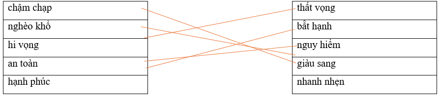 Câu hỏi ôn thi Trạng Nguyên Tiếng Việt lớp 4 Chủ điểm 9: Từ cùng nghĩa, từ trái nghĩa (có đáp án)