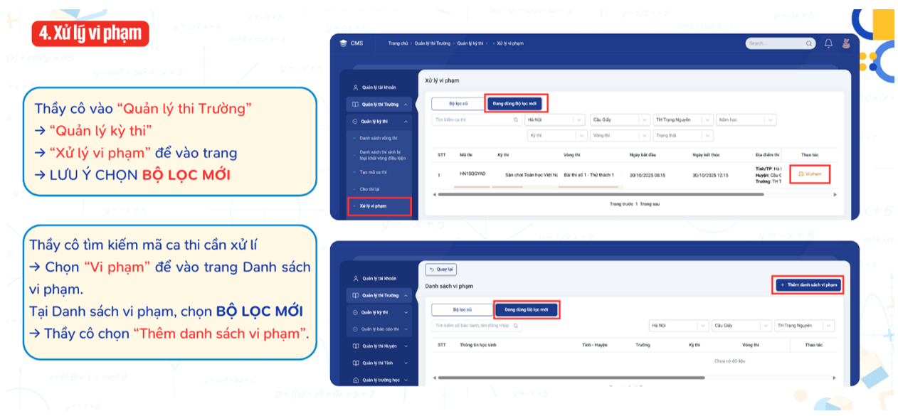 Hướng dẫn các bước xử lí vi phạm, khiếu nại trong thi Trạng Nguyên Tiếng Việt cấp Trường 2025-2026