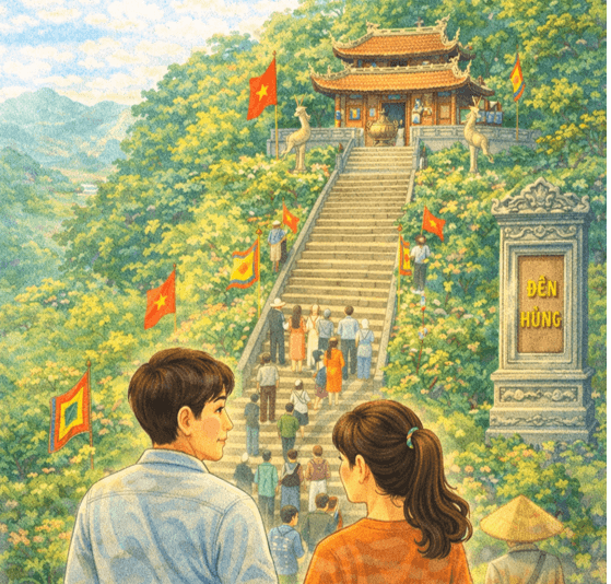 Ý nghĩa Ai lên Phú Thọ thì lên – Lên non cổ tích, lên đền Hùng Vương (chi tiết nhất) (ảnh 1)