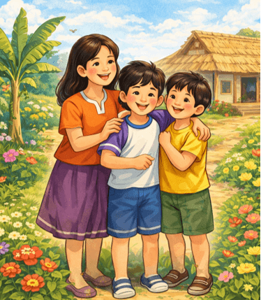 Ý nghĩa Anh em nào phải người xa, Cùng chung bác mẹ một nhà cùng thân (chi tiết nhất) (ảnh 1)