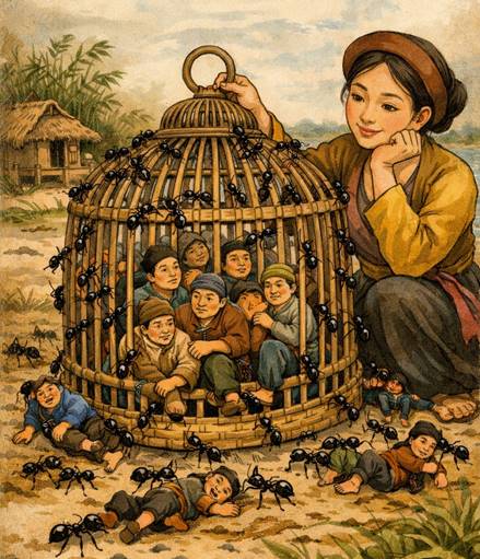 Ý nghĩa Ba đồng một mớ đàn ông, Đem về bỏ lồng cho kiến nó tha (chi tiết nhất)