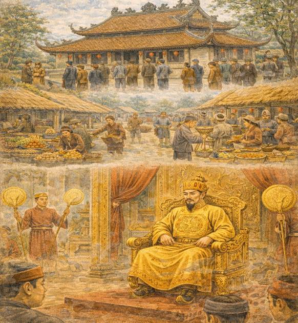 Ý nghĩa Bao giờ Nhân Lý có đình, Trạm Chay có chợ, Ngọc Đình có vua (chi tiết nhất)