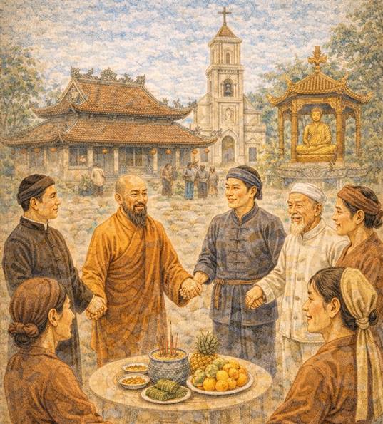 Ý nghĩa Bên lương bên giáo bên đạo cũng như bên ta, Về đây kết nghĩa giao hòa (chi tiết nhất)