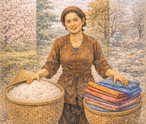 Ý nghĩa Bốn mùa em chẳng phải lo, Gạo Đồng Nai, vải Nghệ Tĩnh, em ấm no trọn đời (chi tiết nhất)