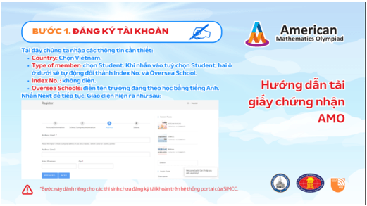 Hướng dẫn tải giấy chứng nhận AMO 2025 và xem lại bài làm
