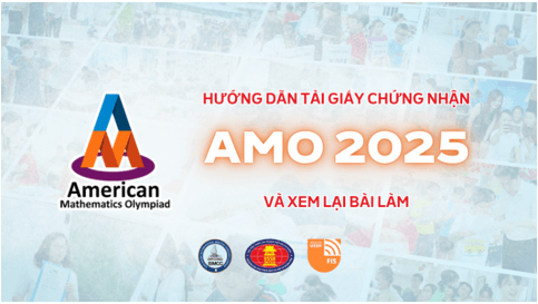 Hướng dẫn tải giấy chứng nhận AMO 2025 và xem lại bài làm
