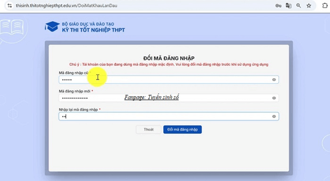 Hướng dẫn chi tiết cách đăng ký dự thi tốt nghiệp THPT 2025 trực tuyến