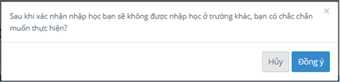 Hướng dẫn xác nhận nhập học đại học online năm 2025