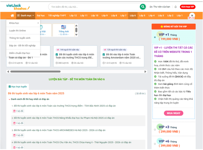 Lịch tuyển sinh lớp 6 năm học 2026 các trường THCS chất lượng cao ở Hà Nội