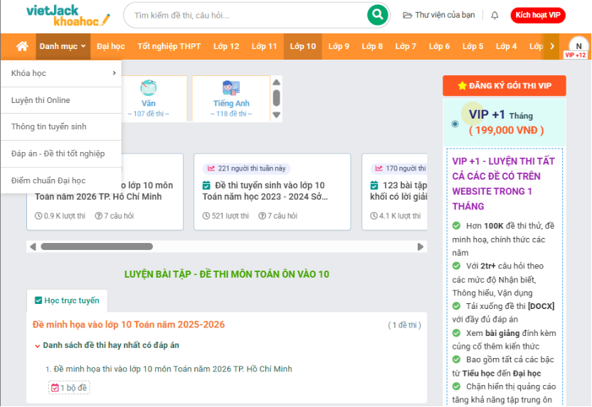 Nghệ An công bố môn thi thứ 3 tuyển sinh lớp 10 năm học 2026 – 2027
