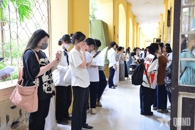 Quy định dành cho thí sinh trong phòng thi và khi làm bài thi tốt nghiệp THPT 2025