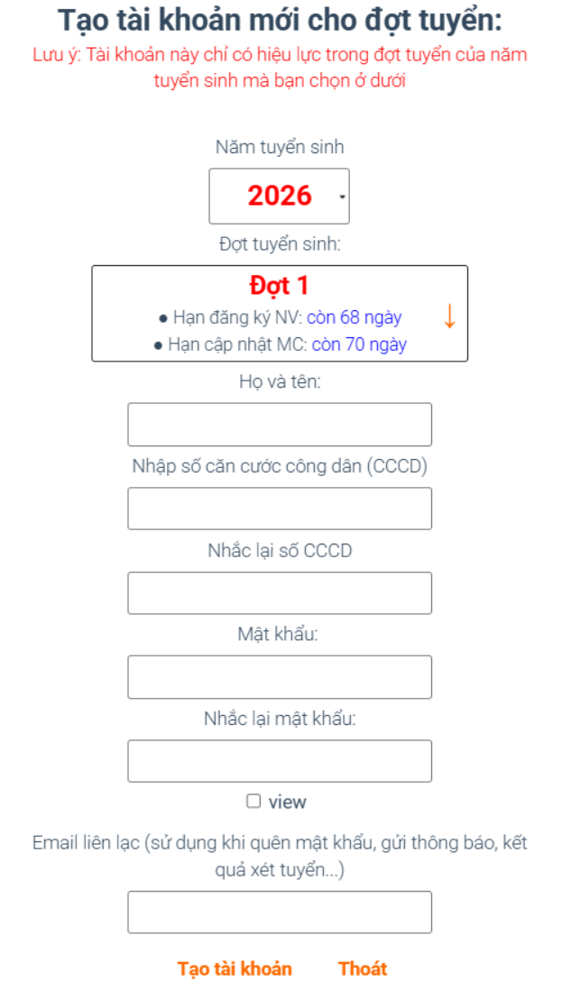 Trường Đại học Ngoại ngữ - Đại học Huế công bố hướng dẫn đăng ký xét tuyển năm 2026